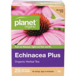 Photo of Planet Organic - Echinacea Plus Tea Bags 25 Pack