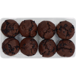 Photo of Mini Double Chocolate Muffins 8 Pack