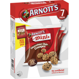 Photo of Arnott's Mini Chocolate Chip Cookies Multi Pack 175gm
