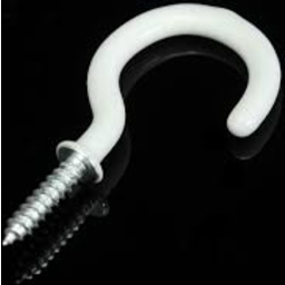 Photo of Cup Hook 50mm White Pk-2