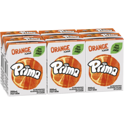 Photo of Prima Orange Fruit Drink 6.0x200ml
