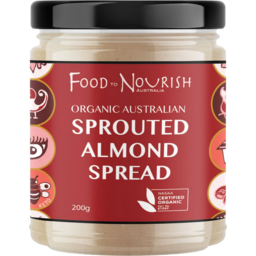 Photo of Food to Nourish Australian Organic Sprouted Almond Spread 200g