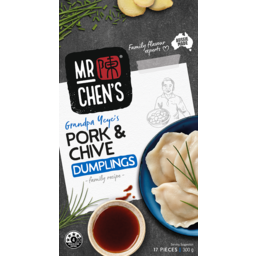 Photo of Mr Chens Dumpling Pork &Chive 300gm