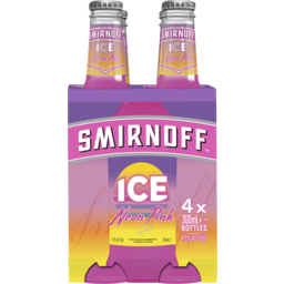Photo of Smirnoff Ice Neon Pink Bottle