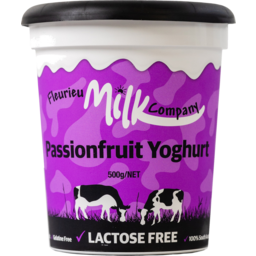 Photo of Fleurieu Milk Company Lactose Free Passionfruit Yoghurt 500g