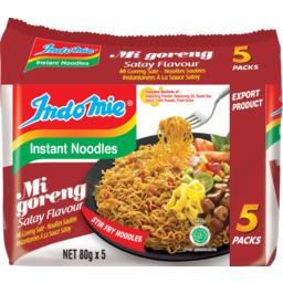 Photo of Indomie Mi Goreng Noodles Satay 5 Pack X
