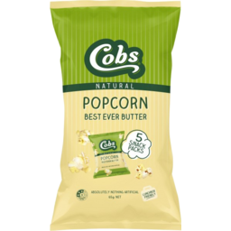 Photo of COBS Best Butter Ever Popcorn 5x13g