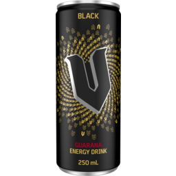 Photo of V Black Guarana Energy Drink Can