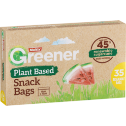 Photo of Multix Greener Plant Based Snack Bags 35 Pack 