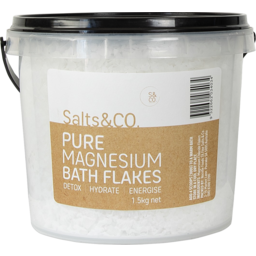 Photo of Salts & Co Pure Magnesium Bath Flakes Pail