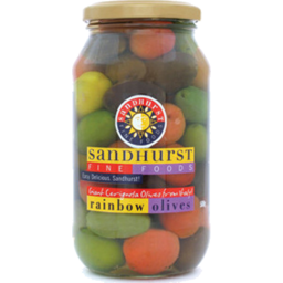 Photo of Sandhurst Rainbow Olives Jar 500g