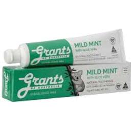 Photo of Grants Toothpaste Mild Mint 100g
