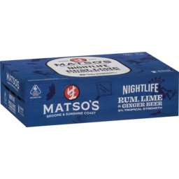 Photo of Matso's Nightlife Rum And Lime Flavoured Ginger Beer Can