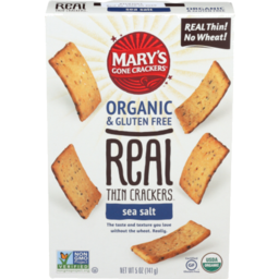 Photo of Mary's Gone Crackers Organic Thin Crackers Sea Salt