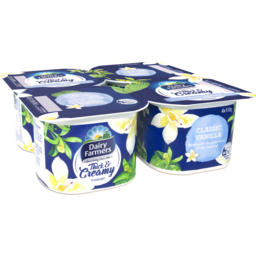 Photo of Dairy Farmers Thick & Creamy Yoghurt Vanilla Multipack ( 4* 110 Gms) 