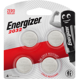 Photo of Energizer 2032 Lithium 3V Batteries 4pk