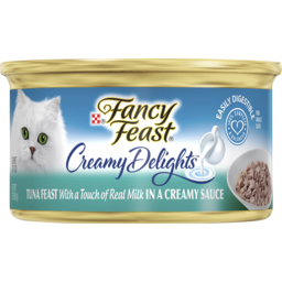 Photo of Purina Fancy Feast Creamy Delights Tuna Feast In A Creamy Sauce Cat Food 85g