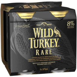 Photo of Wild Turkey Rare & Cola Cans