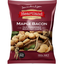 Photo of Heartland Potato Chips Maple Bacon 150g