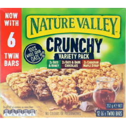 Photo of Nature Valley Crunchy Variety Pack Bars 6pk G 252g
