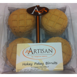 Photo of Rangiora Bakery Biscuits Artisan Hokey Pokey 8 Pack
