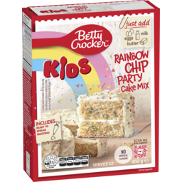 Photo of Betty Crocker Rainbow Chip Party Cake Mi