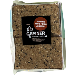 Photo of No Grainer Crackers Paleo Sesame 185g