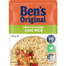Photo of Bens Microwavable Rice Lime 250gm