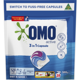 Photo of Omo Laundry Capsules Triple Doy Active 1764 Gr 1764g