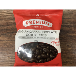 Photo of Premium Choice Belgian Dark Choc Goji Berries