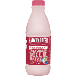 Photo of Harvey Fresh Strawberry Flavoured Milk 1l