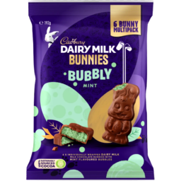 Photo of Cadbury Bunnies Bubbly Mint Multipack 192gm