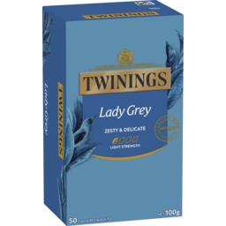 Photo of Twinings Tea Bags Lady Grey Light Strength 50 Pack 