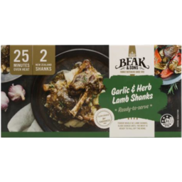 Photo of Beak & Sons Garlic & Herb Lamb Shanks