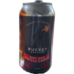 Photo of Bucket Brewery Hot Dog Chilli Lager Can 375ml