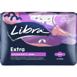 Photo of Libra Extra Goodnights Wings Sanitary Pads 10 Pack