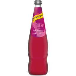 Photo of Schweppes Premium Raspberry Cordial Glass Bottle