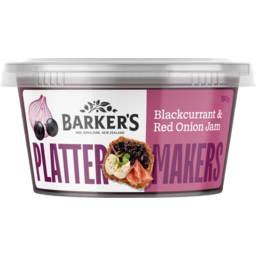 Photo of Barker's Platter Makers Blackcurrant & Red Onion Jam 190g