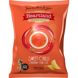 Photo of Heartland Potato Chips Premium Thin Cut Sweet Chilli
