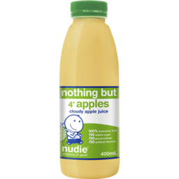 Photo of Nudie Nothing But Cloudy Apple Juice 400ml