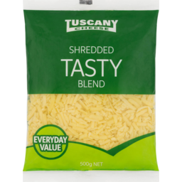Photo of Tuscany Shredded Tasty Cheese Blend 500g
