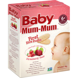 Photo of Baby Mum Mum Rusks Strawberry & Beet