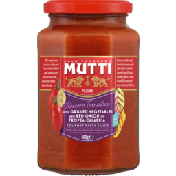 Photo of Mutti Gourmet Pasta Sauce With Rossoro Tomatoes And Grilled Vegetables 400g
