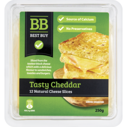 Photo of Best Buy Cheese Tasty Sliced 250gm