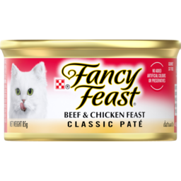 Photo of Fancy Feast Cat Food Classic Pate Beef & Chicken Feast