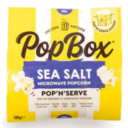 Photo of Pop Box Popcorn Sea Salt