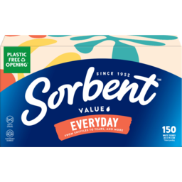 Photo of Sorbent Everyday White Facial Tissues 150 Pack