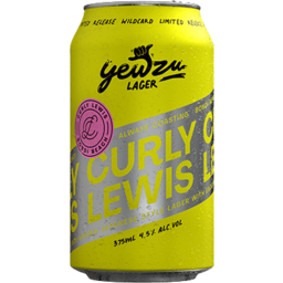 Photo of Curly Lewis Yewzu Lager Can