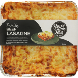 Photo of Pasta Vera Fresh Beef Lasane Family 1.3kg