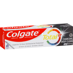 Photo of Colgate Total Charcoal Deep Clean Antibacterial Fluoride Toothpaste 115g